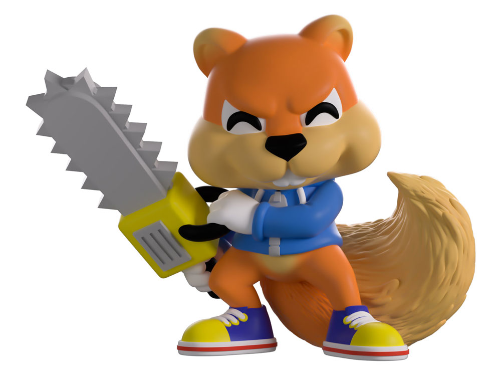 Conker's Bad Fur Day Chainsaw Conker Vinyl Figure