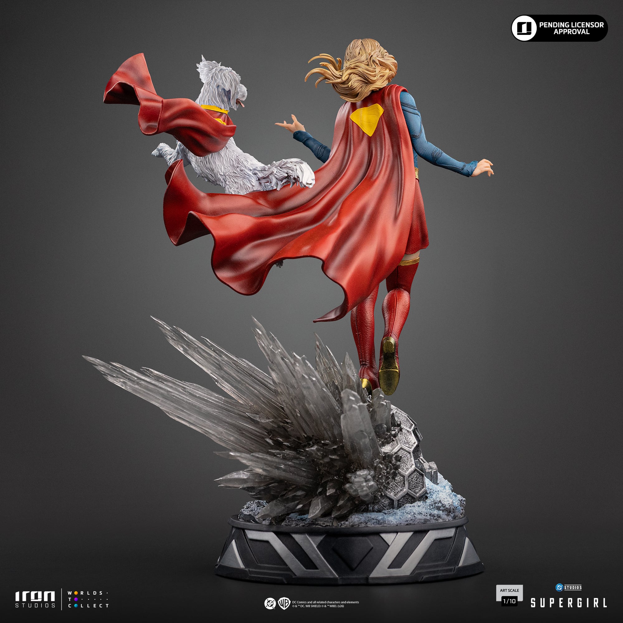 Supergirl (2026) Supergirl & Krypto 1/10 Art Scale Statue