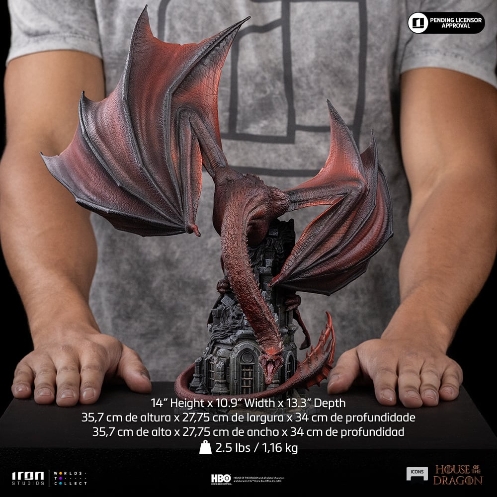 House of the Dragon Icons Caraxes Statue Gallery Image 16