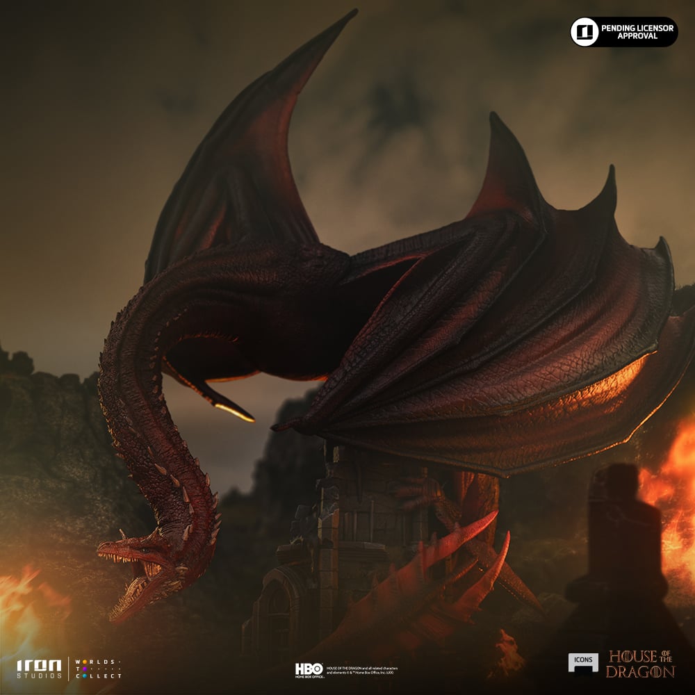 House of the Dragon Icons Caraxes Statue Gallery Image 14