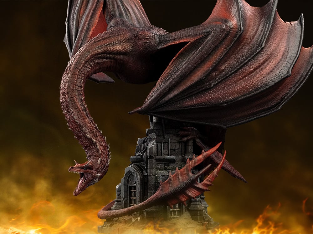 House of the Dragon Icons Caraxes Statue Gallery Image 1