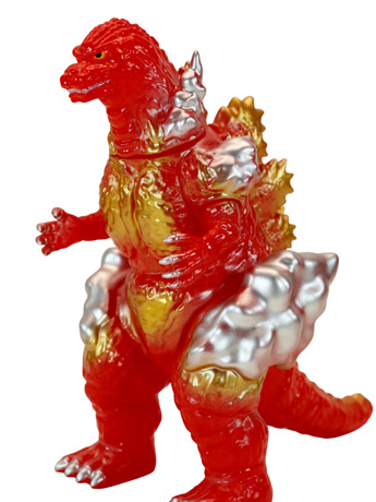Godzilla vs. Destoroyah (1995) Middle Size Series Godzilla EX 19th Edition Burning Godzilla (Blaze Red Ver.) Figure Gallery Image 2