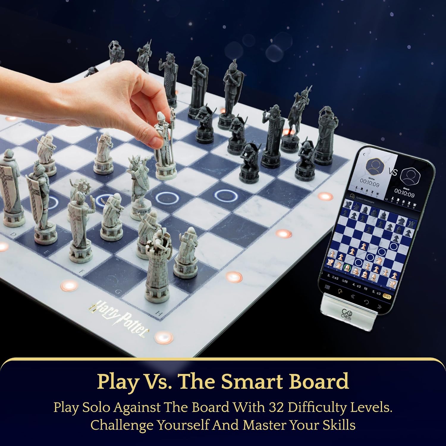 Harry Potter GoChess Mini Wizard Electronic Chess Board Gallery Image 6