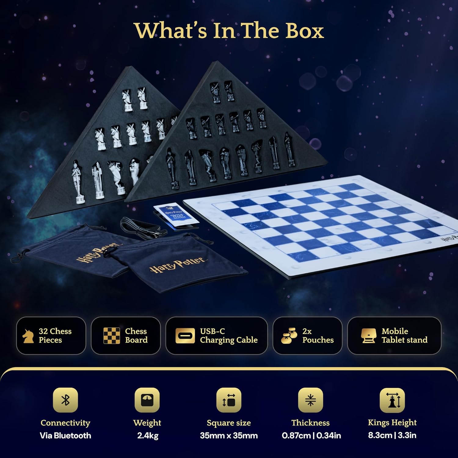 Harry Potter GoChess Mini Wizard Electronic Chess Board Gallery Image 9