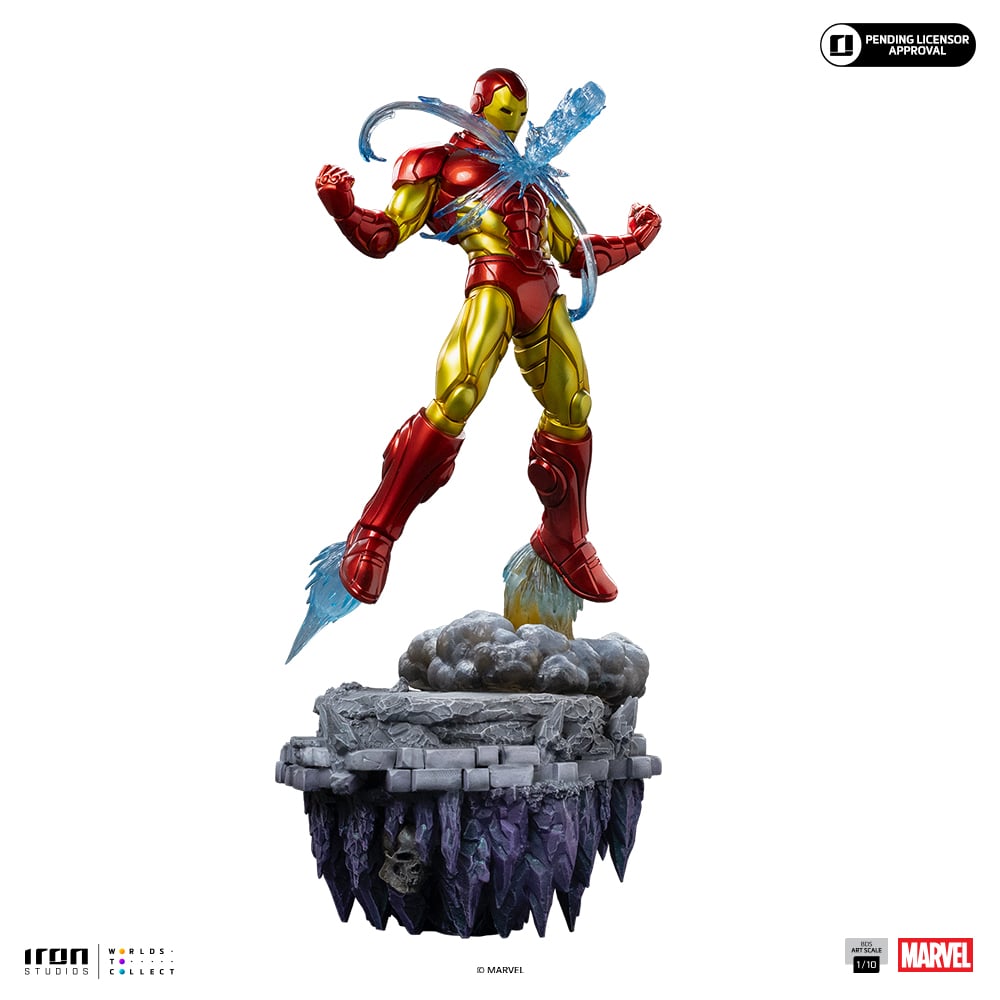 The Infinity Gauntlet Battle Diorama Series Iron Man 1/10 Art Scale Statue Gallery Image 4