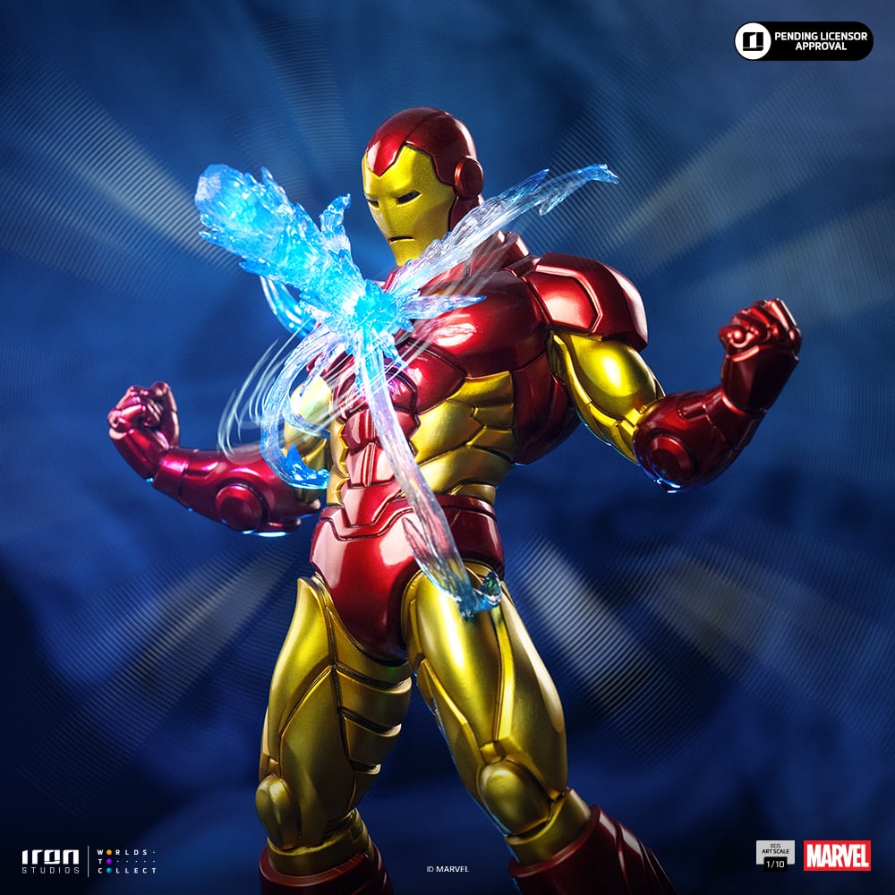 The Infinity Gauntlet Battle Diorama Series Iron Man 1/10 Art Scale Statue Gallery Image 11