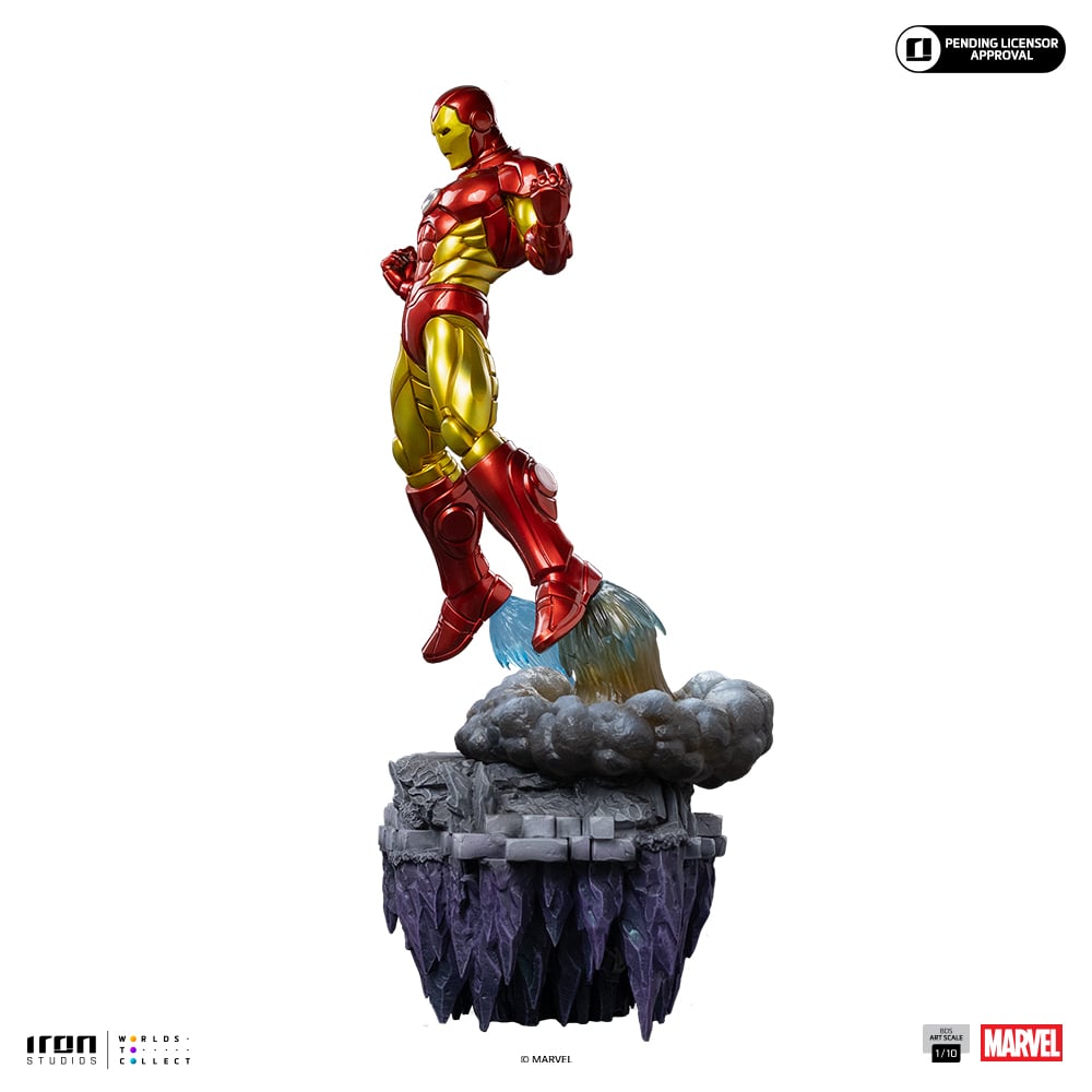 The Infinity Gauntlet Battle Diorama Series Iron Man 1/10 Art Scale Statue Gallery Image 7