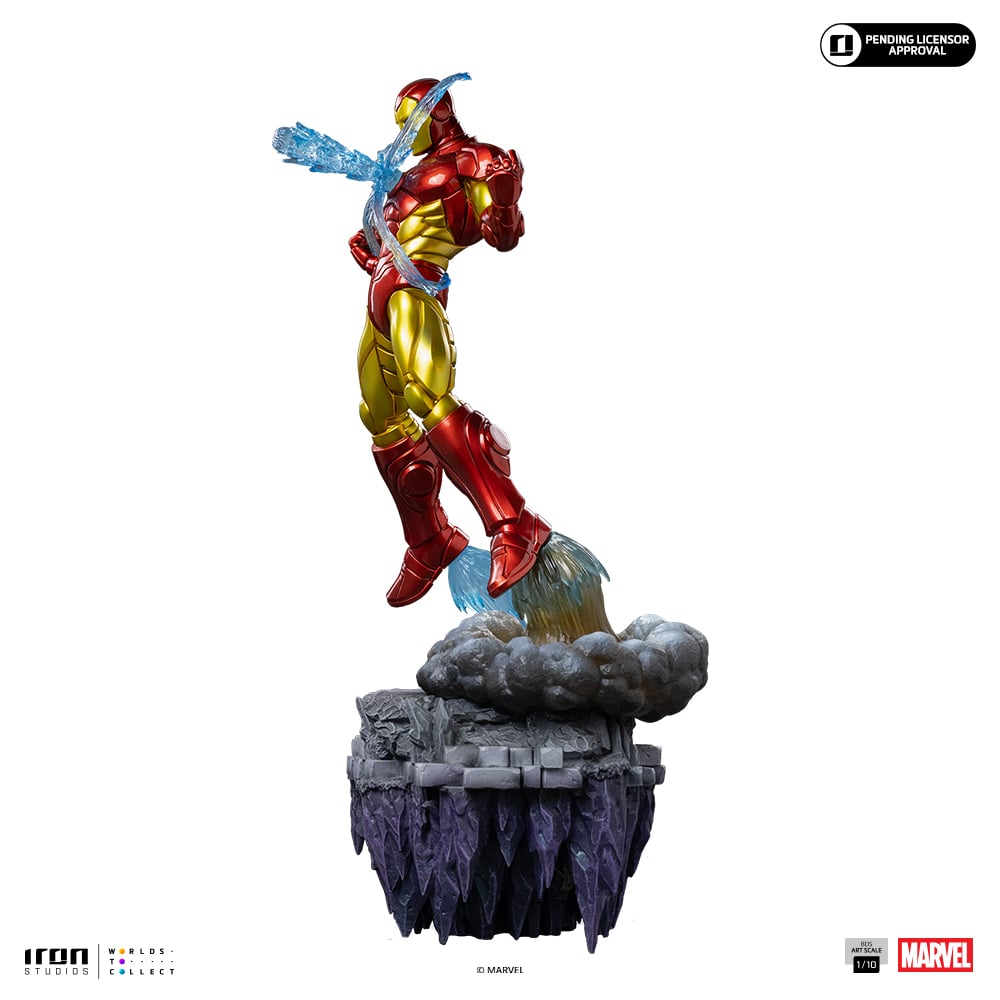 The Infinity Gauntlet Battle Diorama Series Iron Man 1/10 Art Scale Statue Gallery Image 8