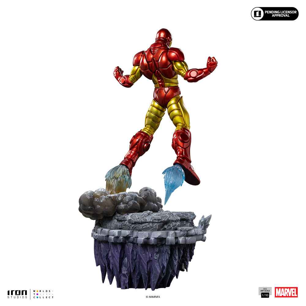The Infinity Gauntlet Battle Diorama Series Iron Man 1/10 Art Scale Statue Gallery Image 9