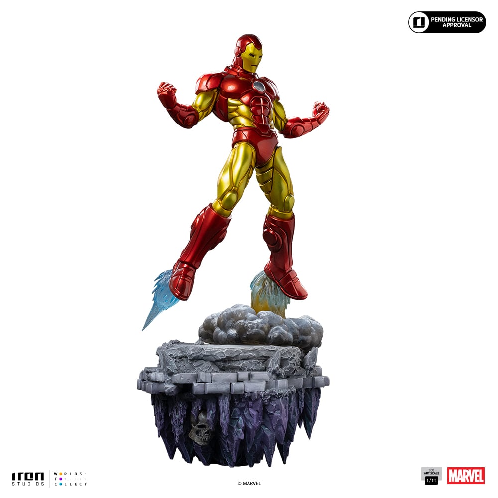 The Infinity Gauntlet Battle Diorama Series Iron Man 1/10 Art Scale Statue Gallery Image 3