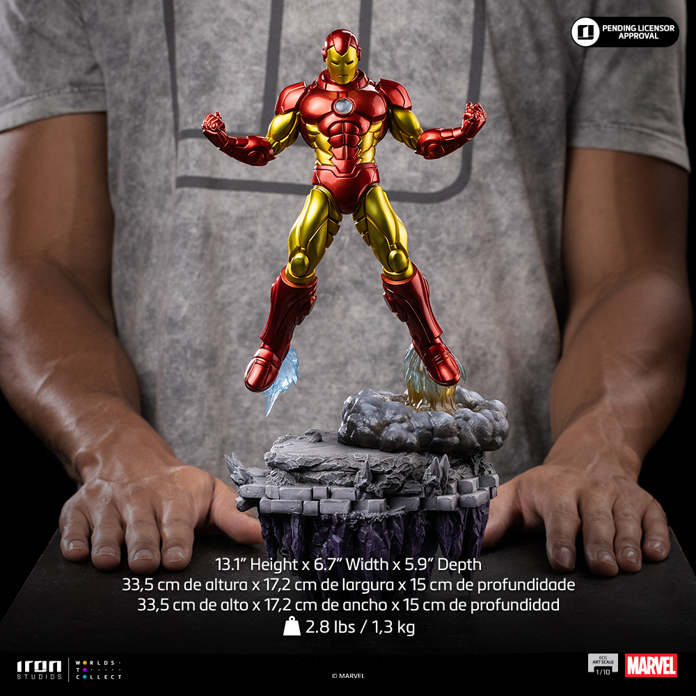 The Infinity Gauntlet Battle Diorama Series Iron Man 1/10 Art Scale Statue Gallery Image 12