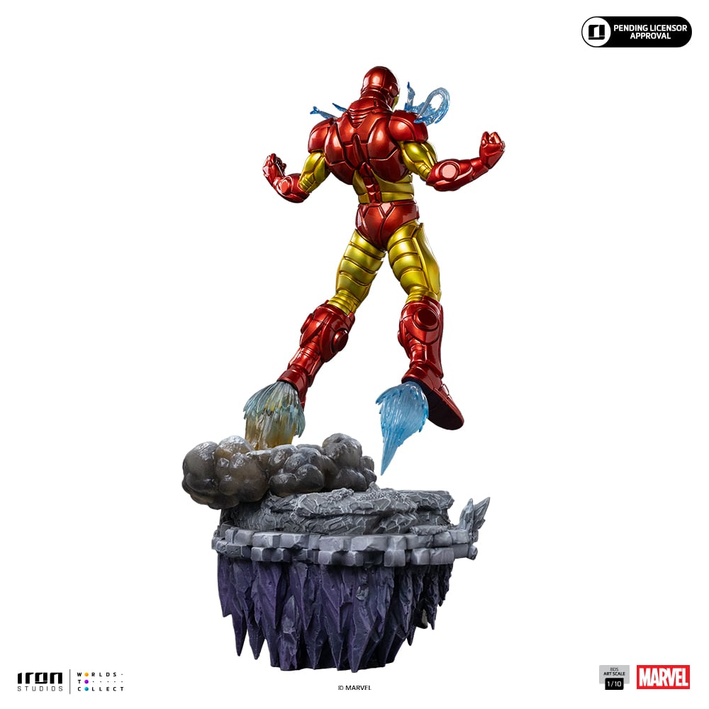The Infinity Gauntlet Battle Diorama Series Iron Man 1/10 Art Scale Statue Gallery Image 10