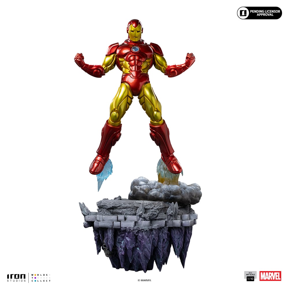 The Infinity Gauntlet Battle Diorama Series Iron Man 1/10 Art Scale Statue Gallery Image 5