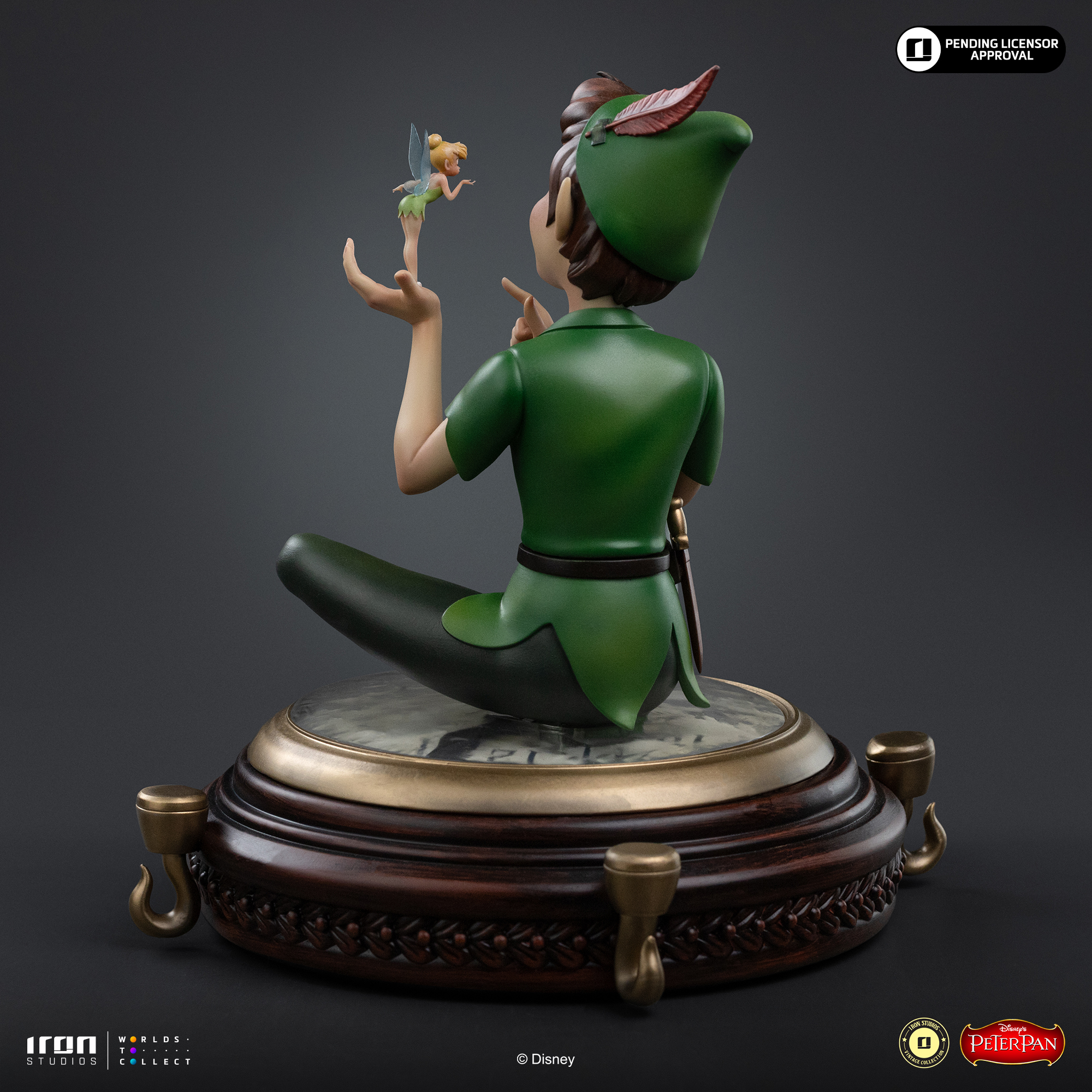 Peter Pan Disney Classics Peter Pan & Tinkerbell Statue Gallery Image 6