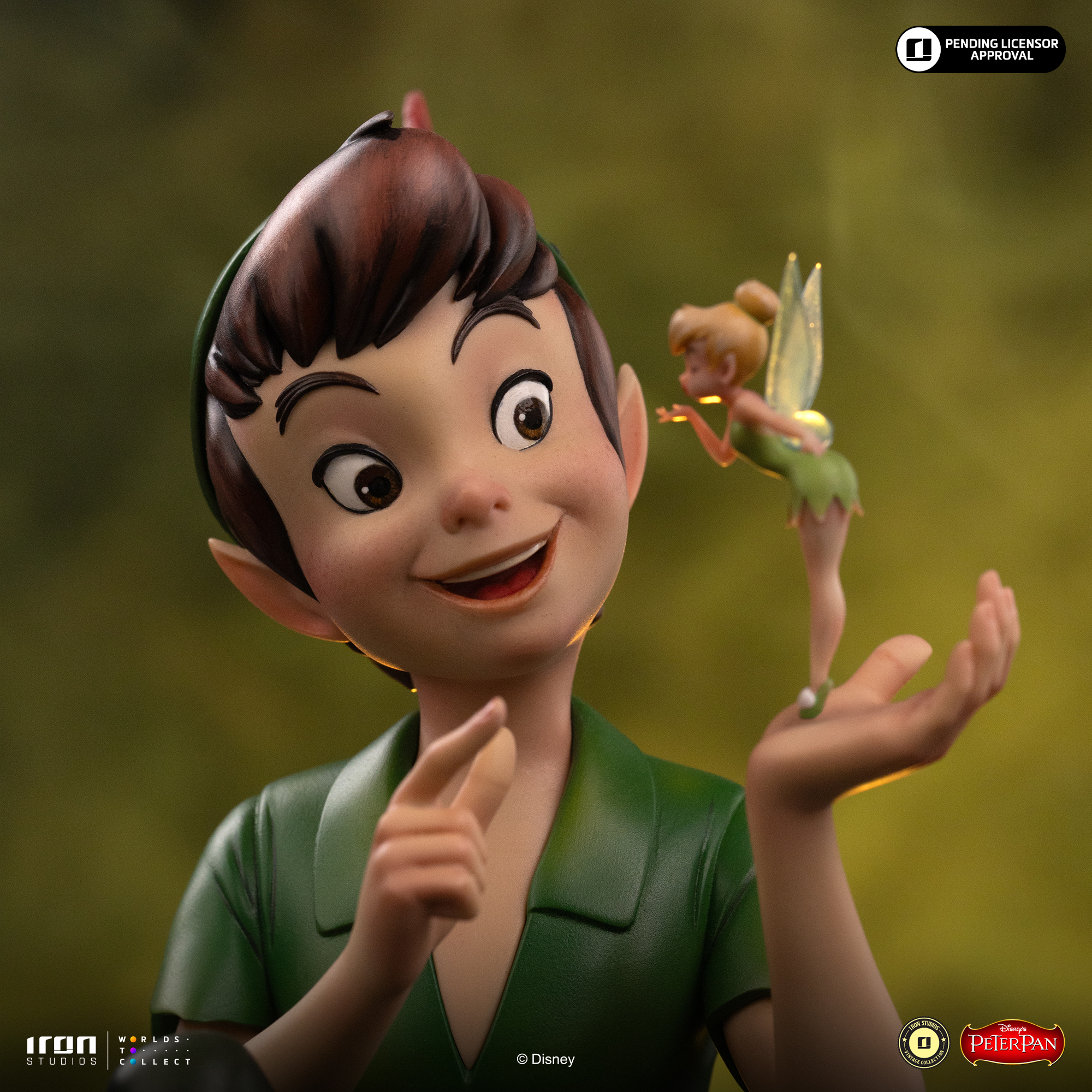 Peter Pan Disney Classics Peter Pan & Tinkerbell Statue Gallery Image 8