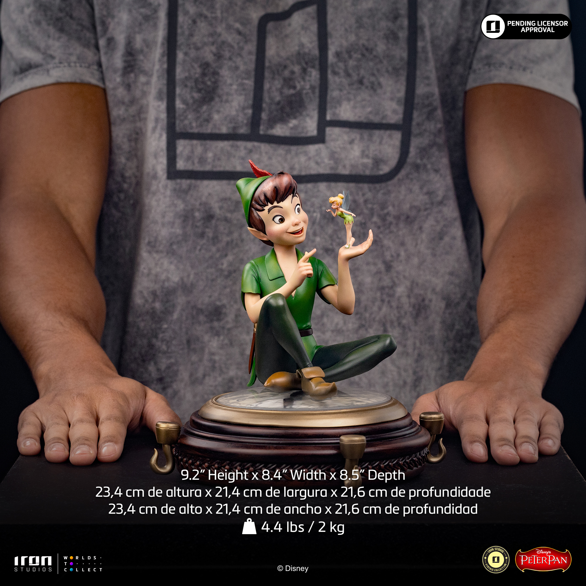Peter Pan Disney Classics Peter Pan & Tinkerbell Statue Gallery Image 16