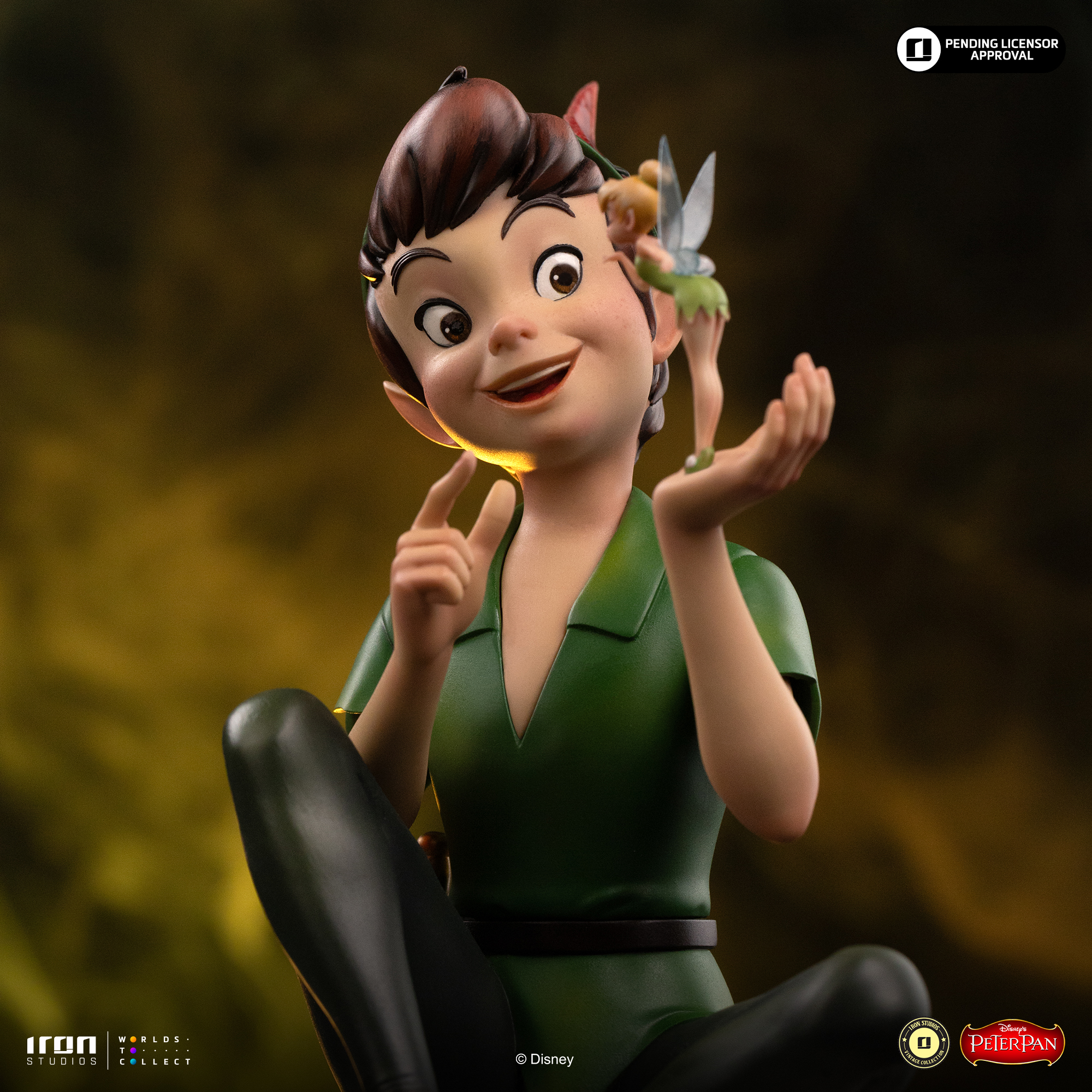 Peter Pan Disney Classics Peter Pan & Tinkerbell Statue Gallery Image 10