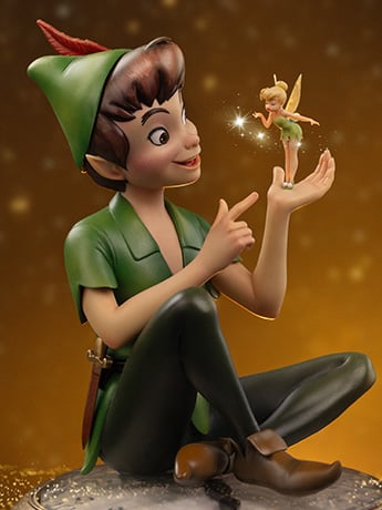 Peter Pan Disney Classics Peter Pan & Tinkerbell Statue Gallery Image 2