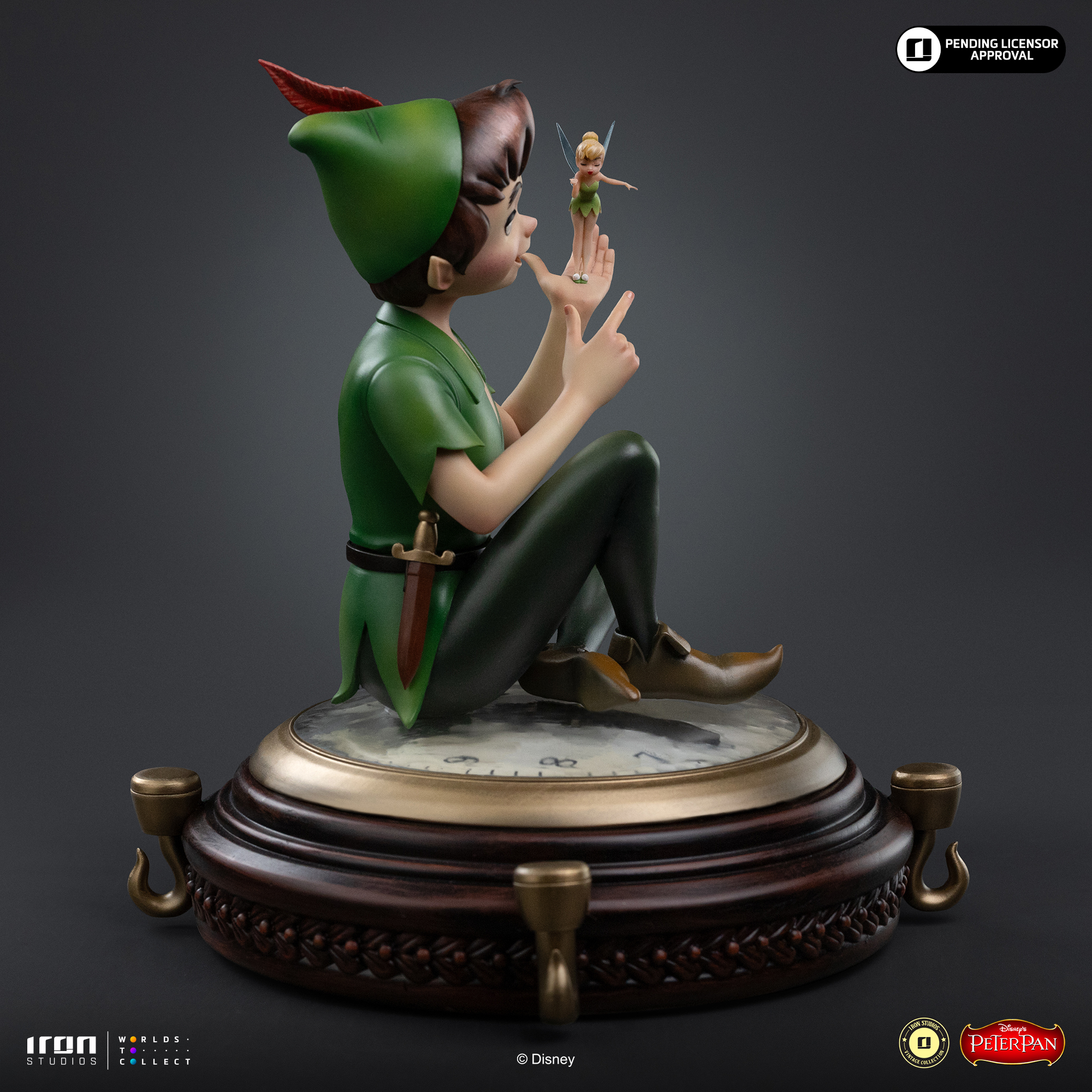 Peter Pan Disney Classics Peter Pan & Tinkerbell Statue Gallery Image 5