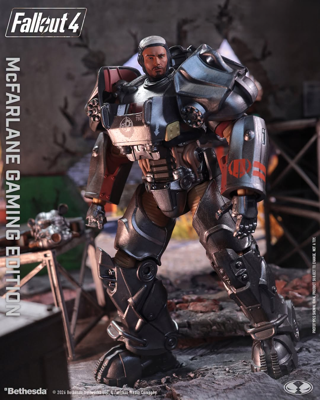 Fallout 4 McFarlane Gaming Edition Paladin Danse Action Figure Gallery Image 4