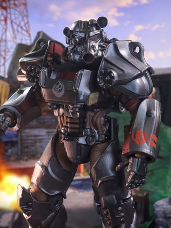 Fallout 4 McFarlane Gaming Edition Paladin Danse Action Figure Gallery Image 2