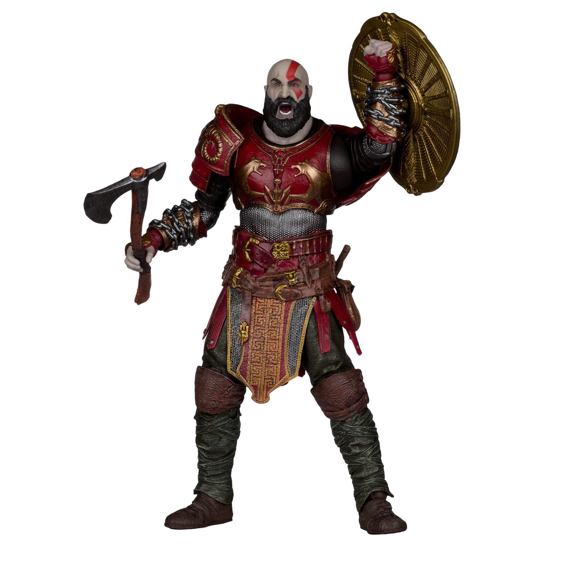 God of War Ragnarok McFarlane Elite Edition Kratos (Ares Armor) Deluxe Action Figure Gallery Image 4