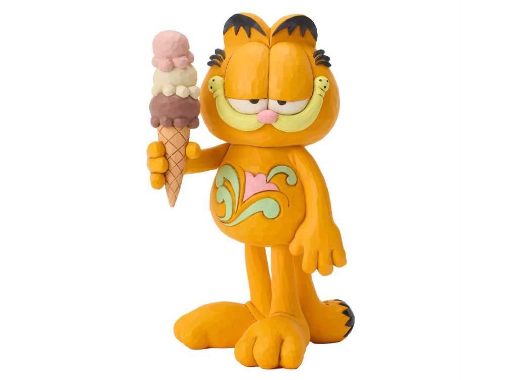 Garfield with Ice Cream Figurine (Jim Shore) Gallery Image 1