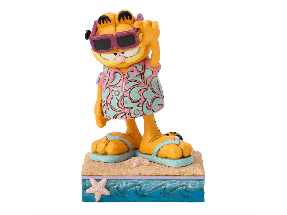 Garfield Hawaiian Shirt Figurine (Jim Shore) Gallery Image 1