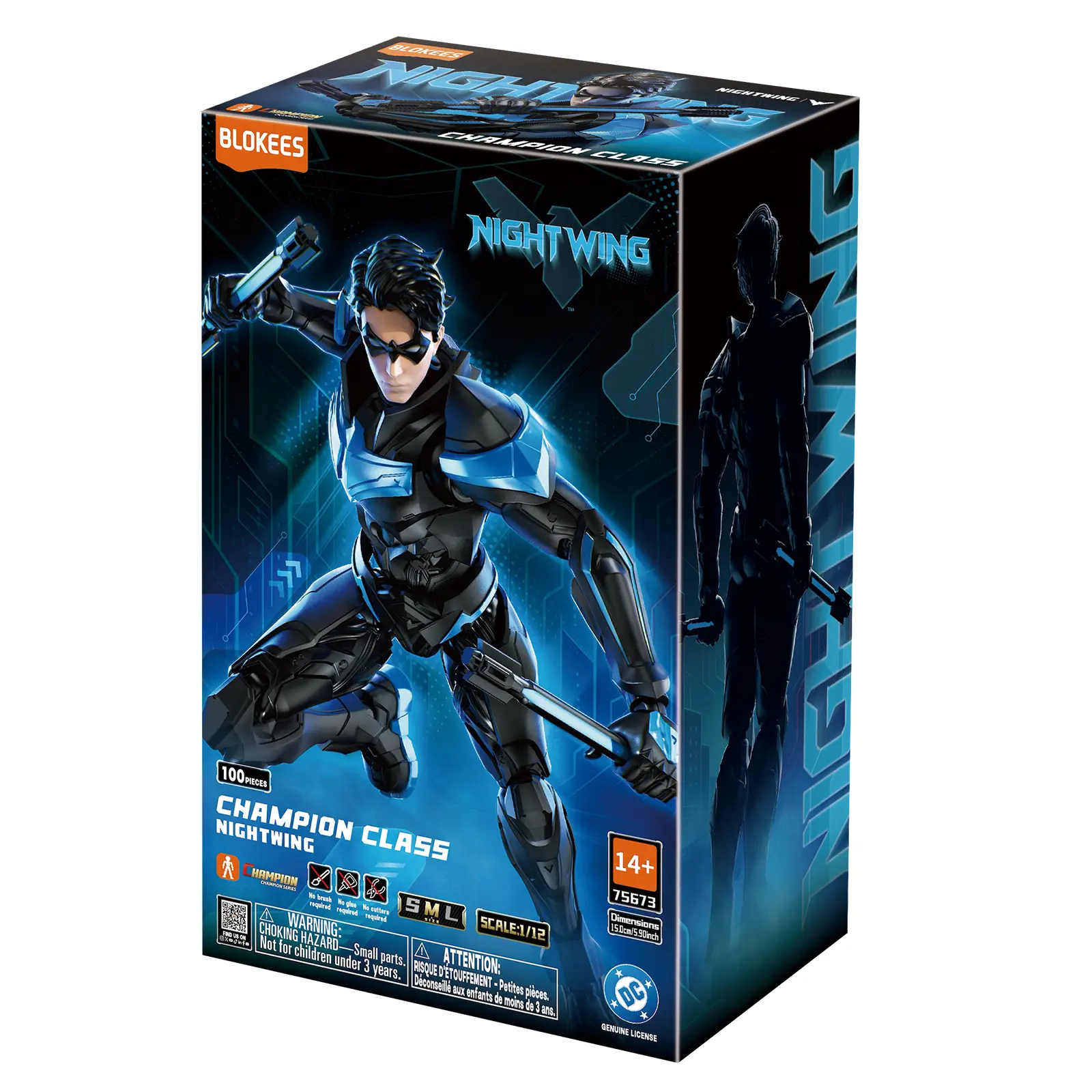 DC Comics Champion Class CC03 Nightwing 1/12 Scale Model Kit Gallery Image 8