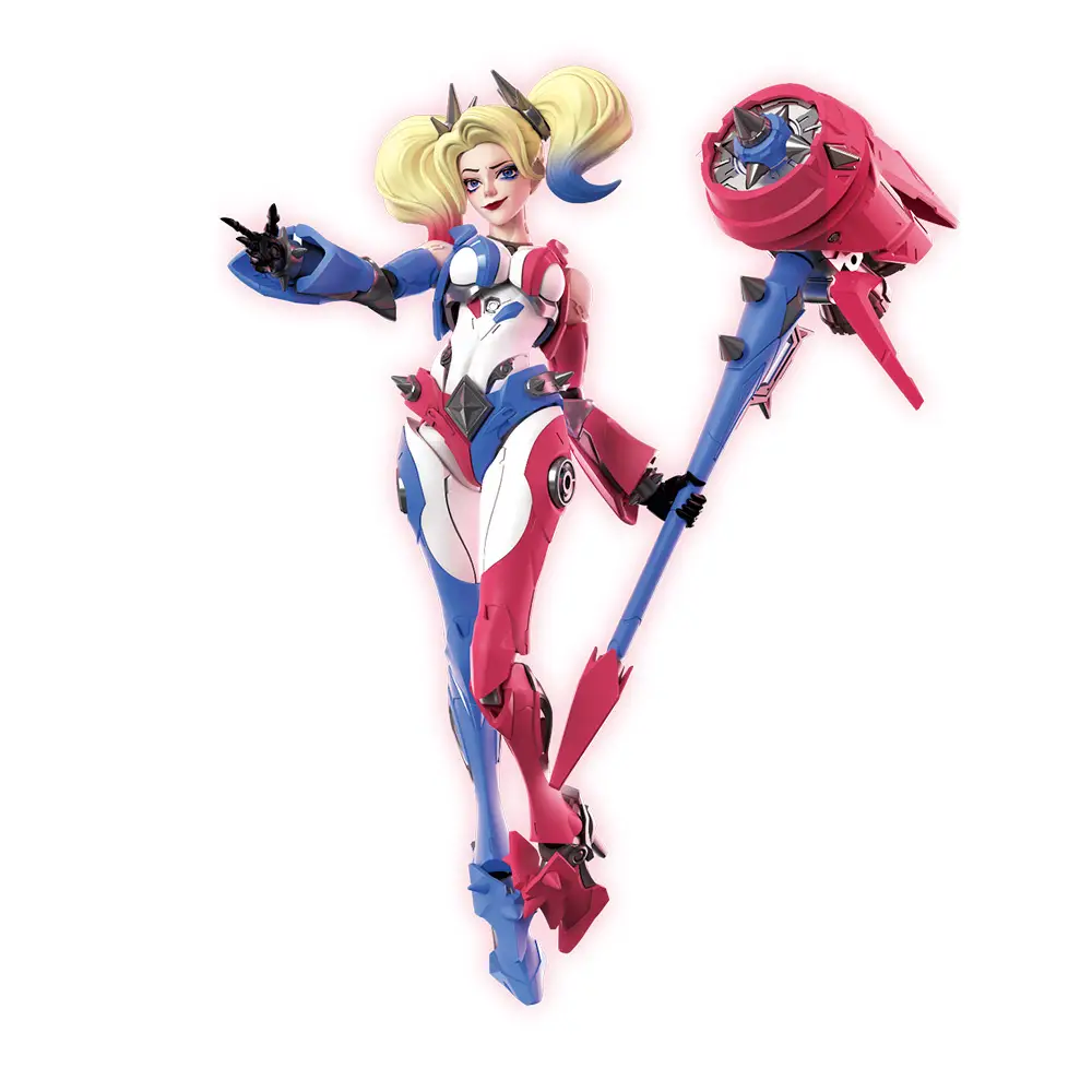DC Comics Champion Class CC04 Harley Quinn 1/12 Scale Deluxe Model Kit Gallery Image 9