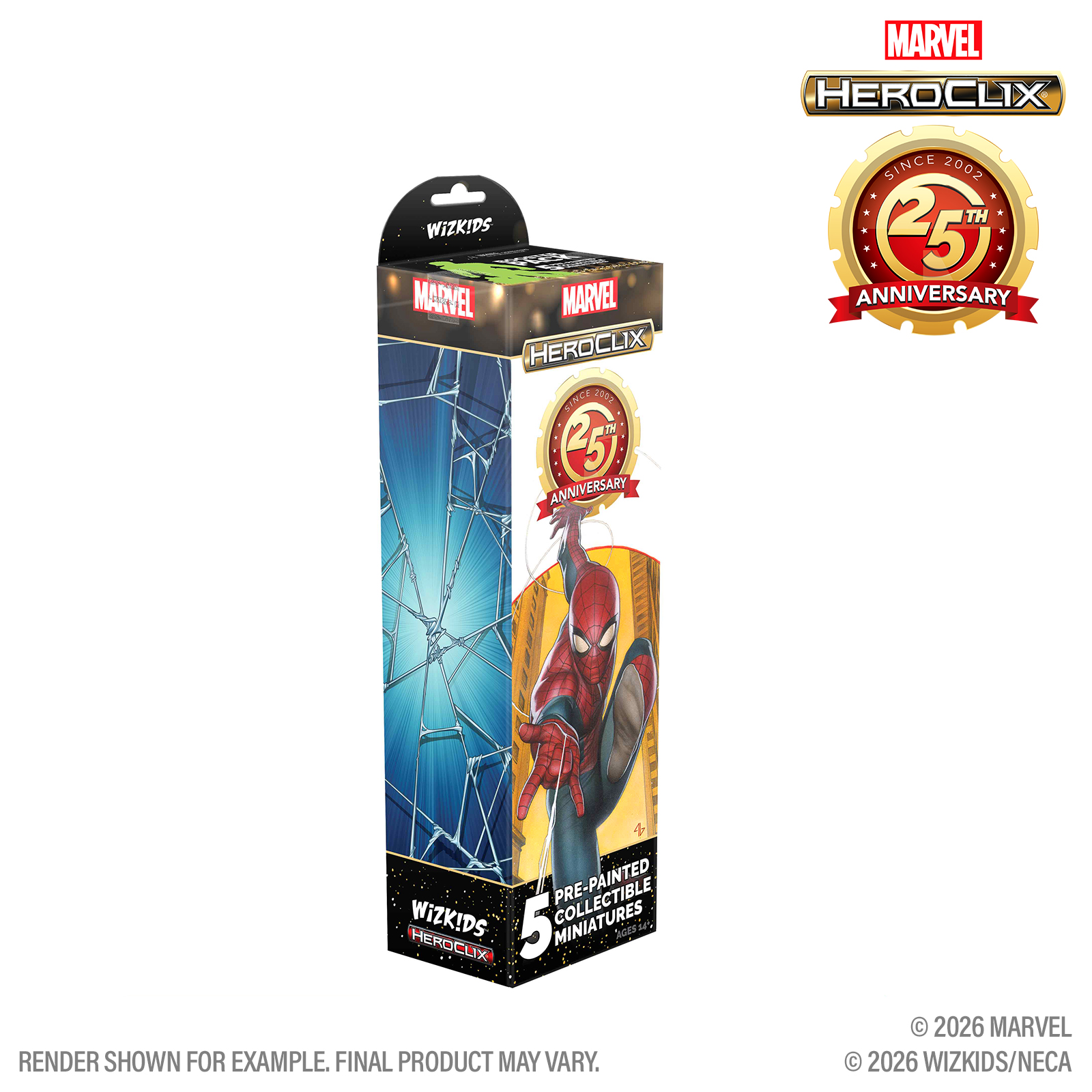 Marvel HeroClix 25th Anniversary Brick of 12 Booster Boxes