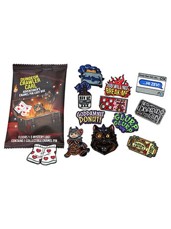 Dungeon Crawler Carl: Adventurer's Pin Loot Box (Floors 1-3) Random Enamel Pin Gallery Image 2