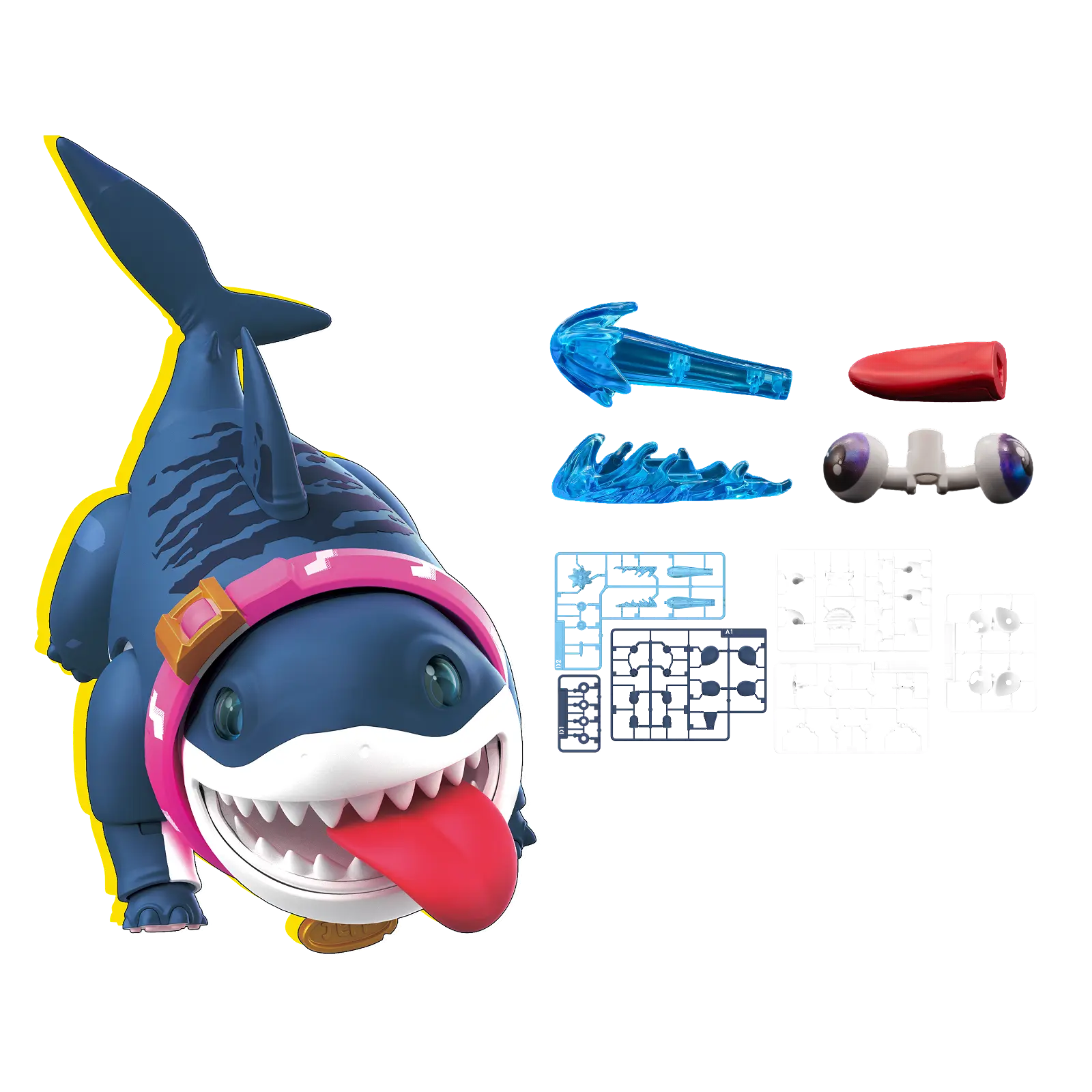 Marvel Rivals Champion Class CC12 Jeff the Land Shark Model Kit