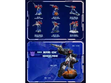 Transformers Optimus Prime Box of 6 Random Figures