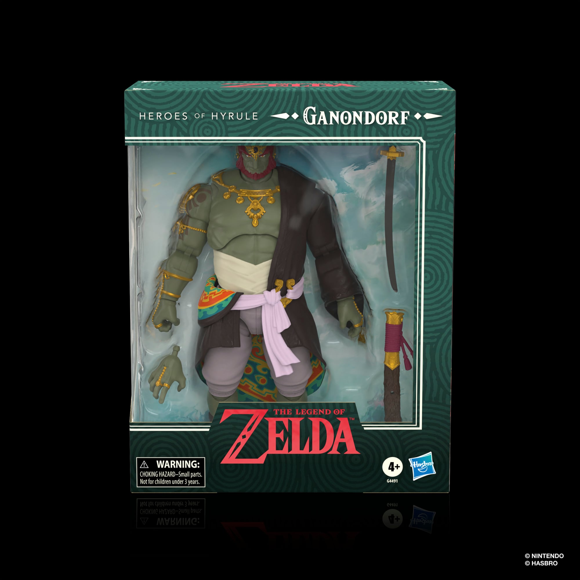 The Legend of Zelda: Tears of the Kingdom Heroes of Hyrule Ganondorf Action Figure Gallery Image 11