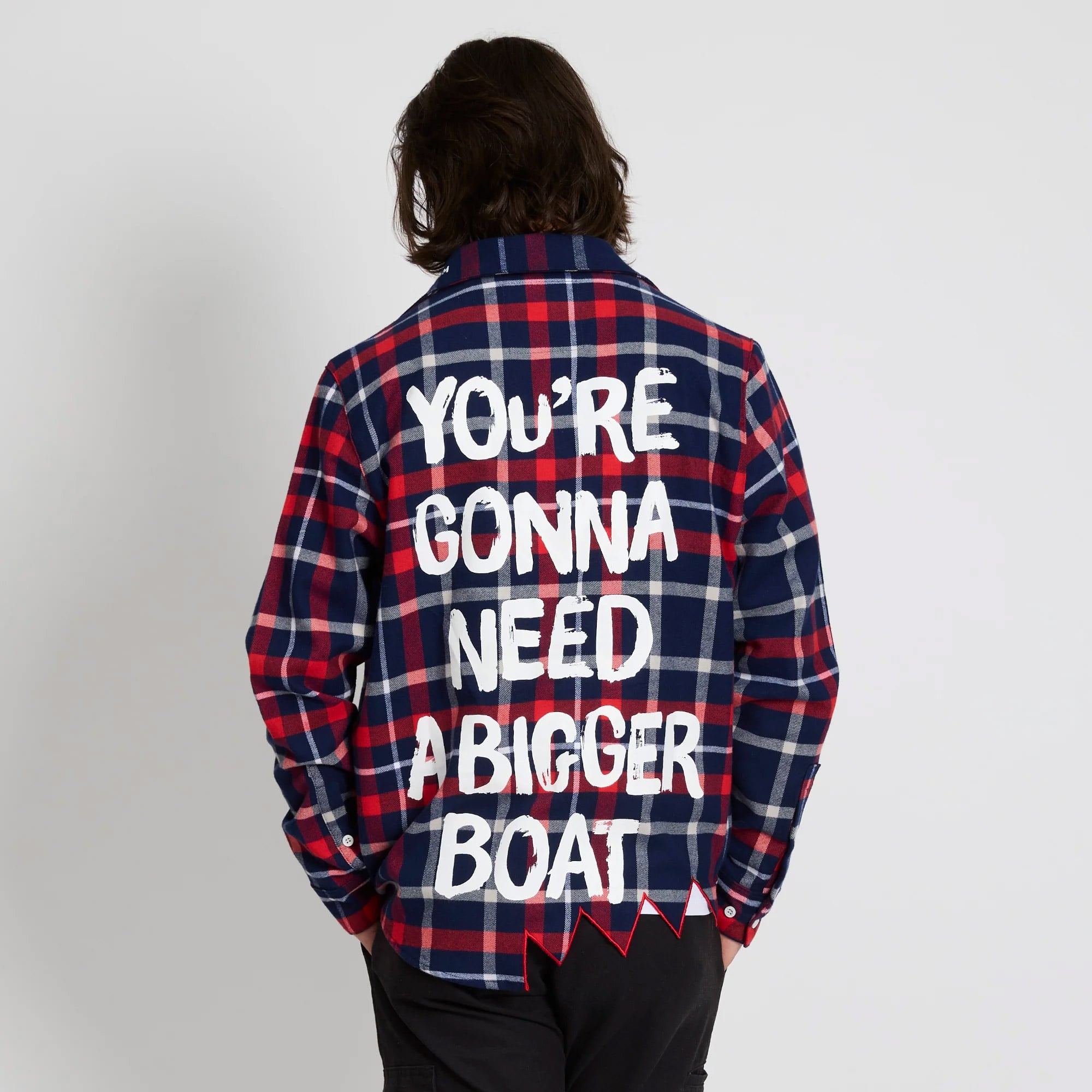 Jaws Anniversary Flannel Shirt Gallery Image 7