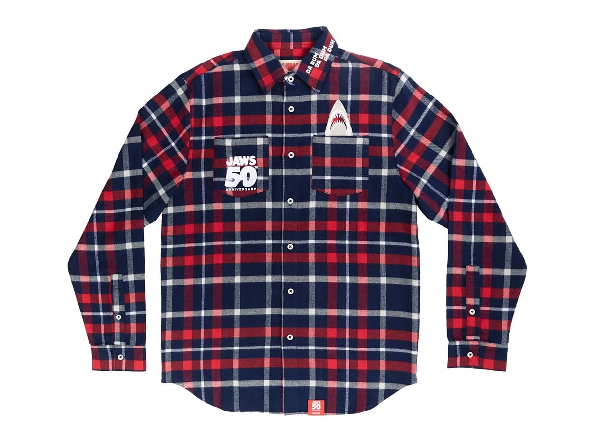 Jaws Anniversary Flannel Shirt Gallery Image 3