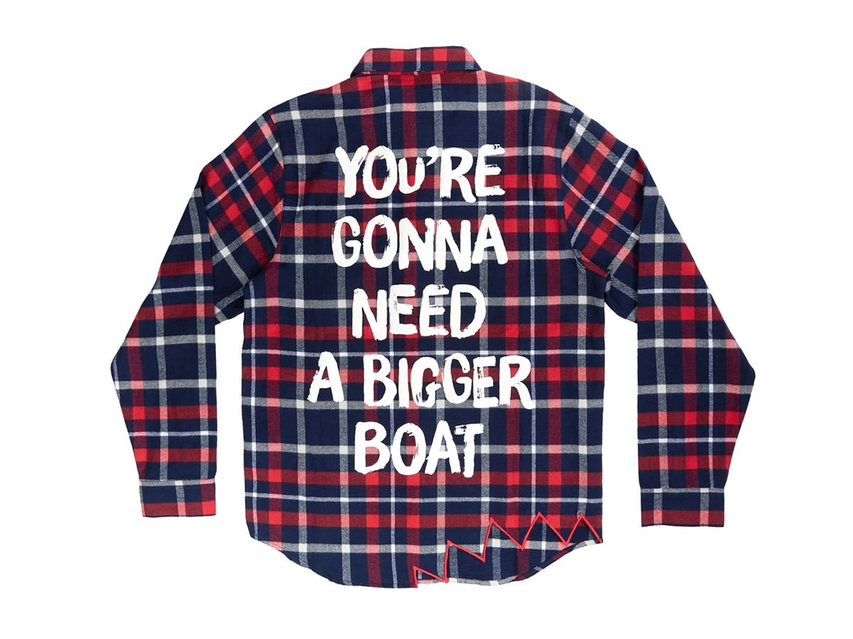 Jaws Anniversary Flannel Shirt Gallery Image 4