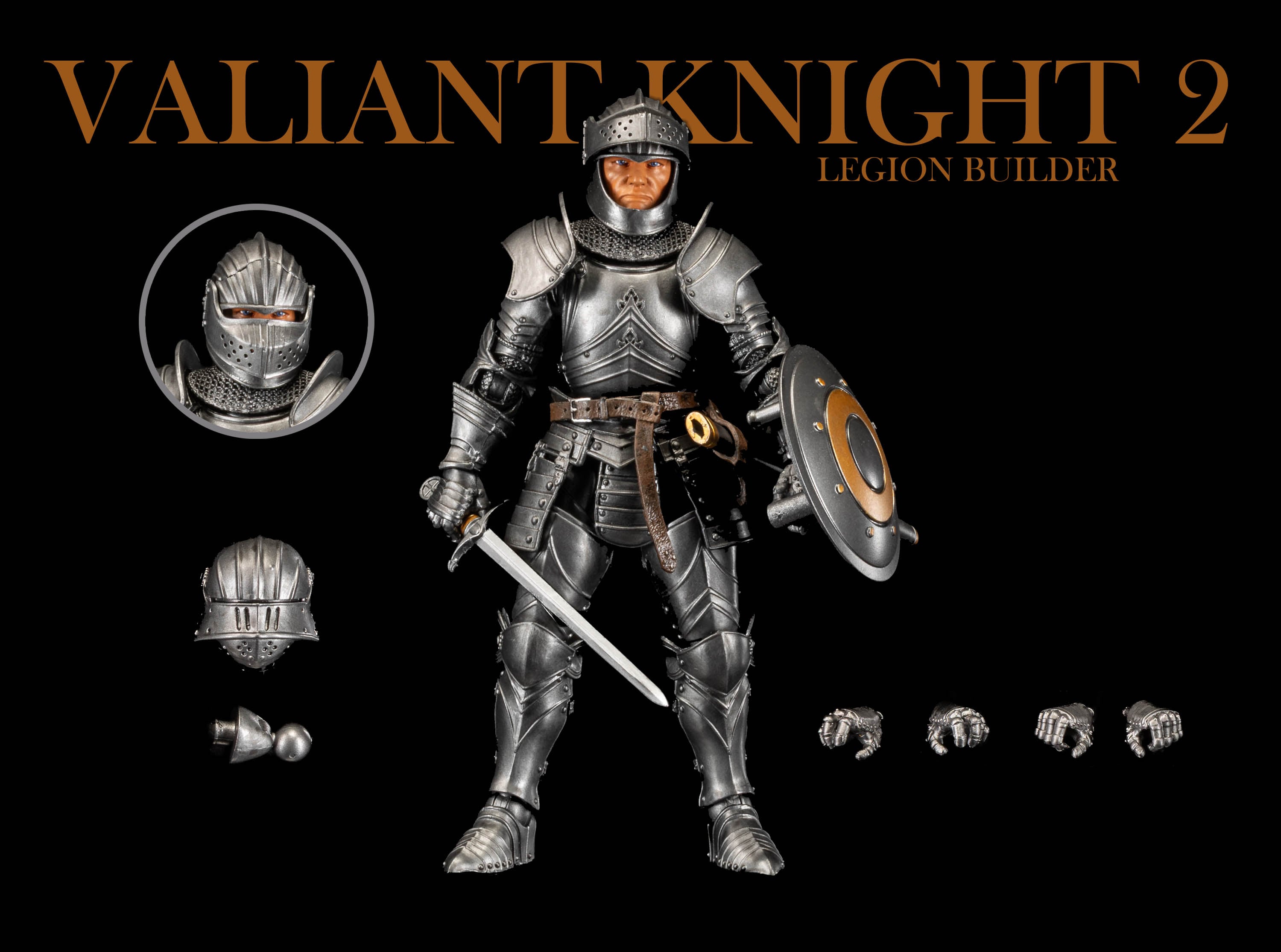 Mythic Legions Valiant Knight 2 Legion Builder Action Figure Gallery Image 9