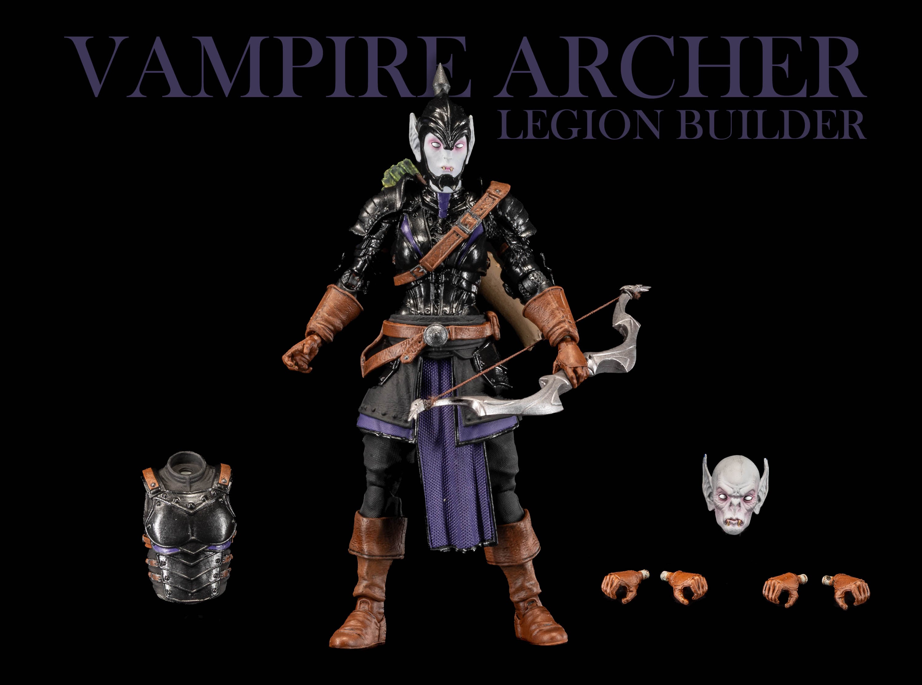 Mythic Legions Vampire Archer Legion Builder Action Figure Gallery Image 7