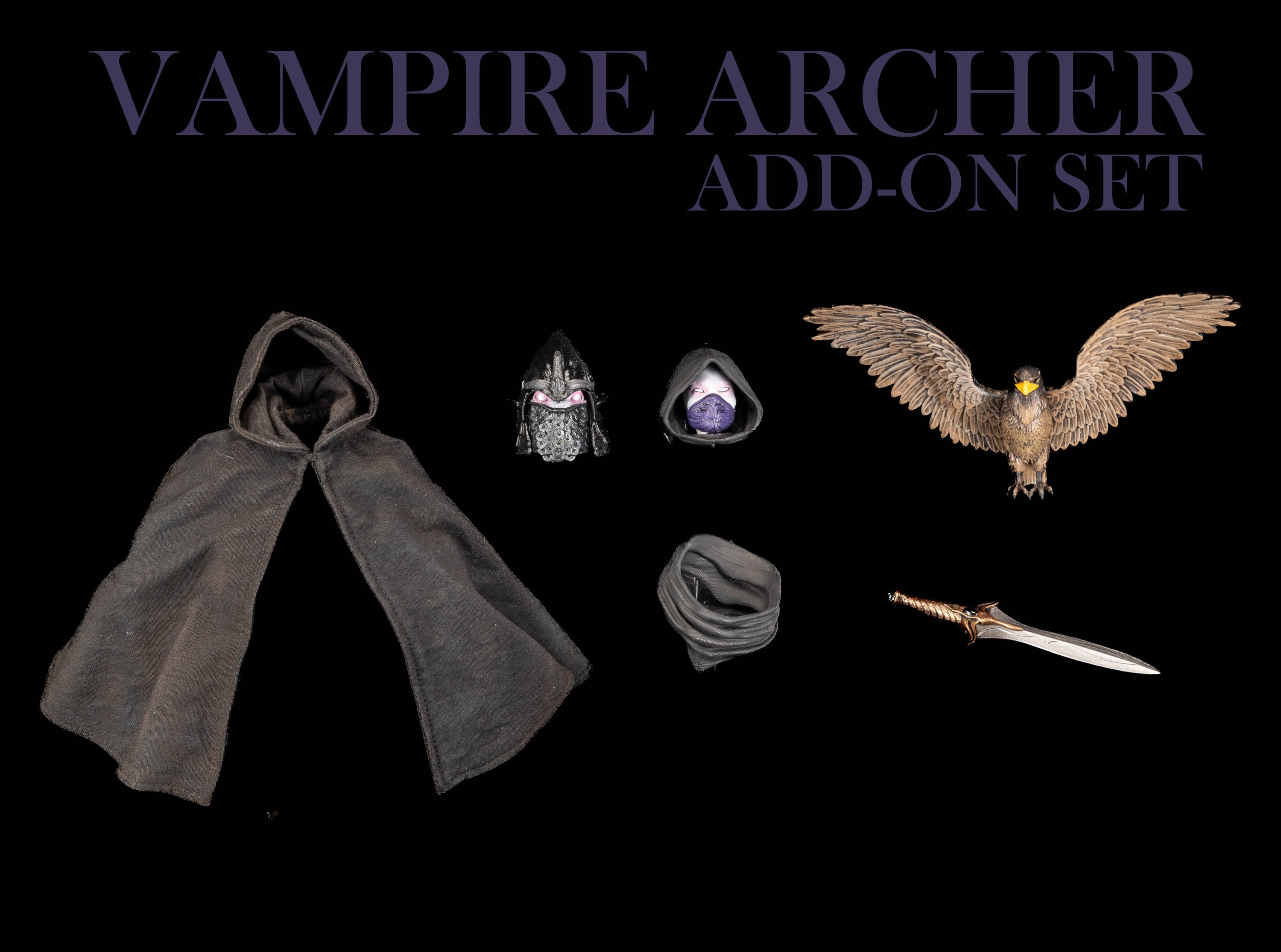 Mythic Legions Vampire Archer Add-On Accessory Set Gallery Image 3