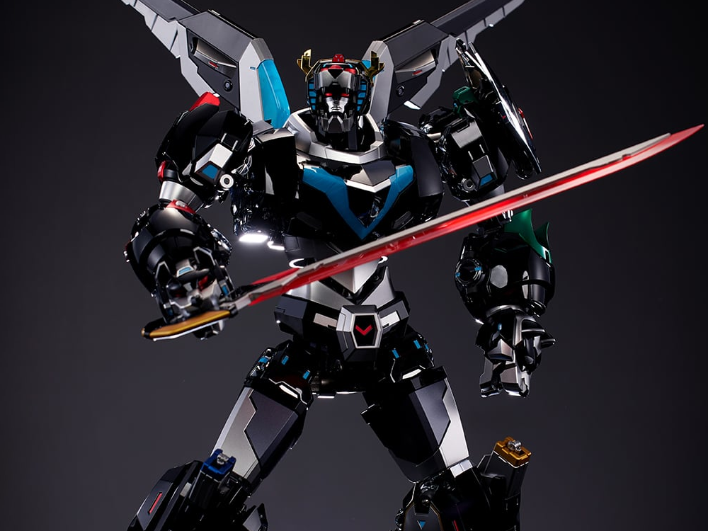 Image of Voltron: Legendary Defender Carbotix Voltron (Black Ver.) Limited Edition Action Figure