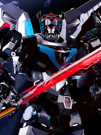 Voltron: Legendary Defender Carbotix Voltron (Black Ver.) Limited Edition Action Figure Gallery Image 2