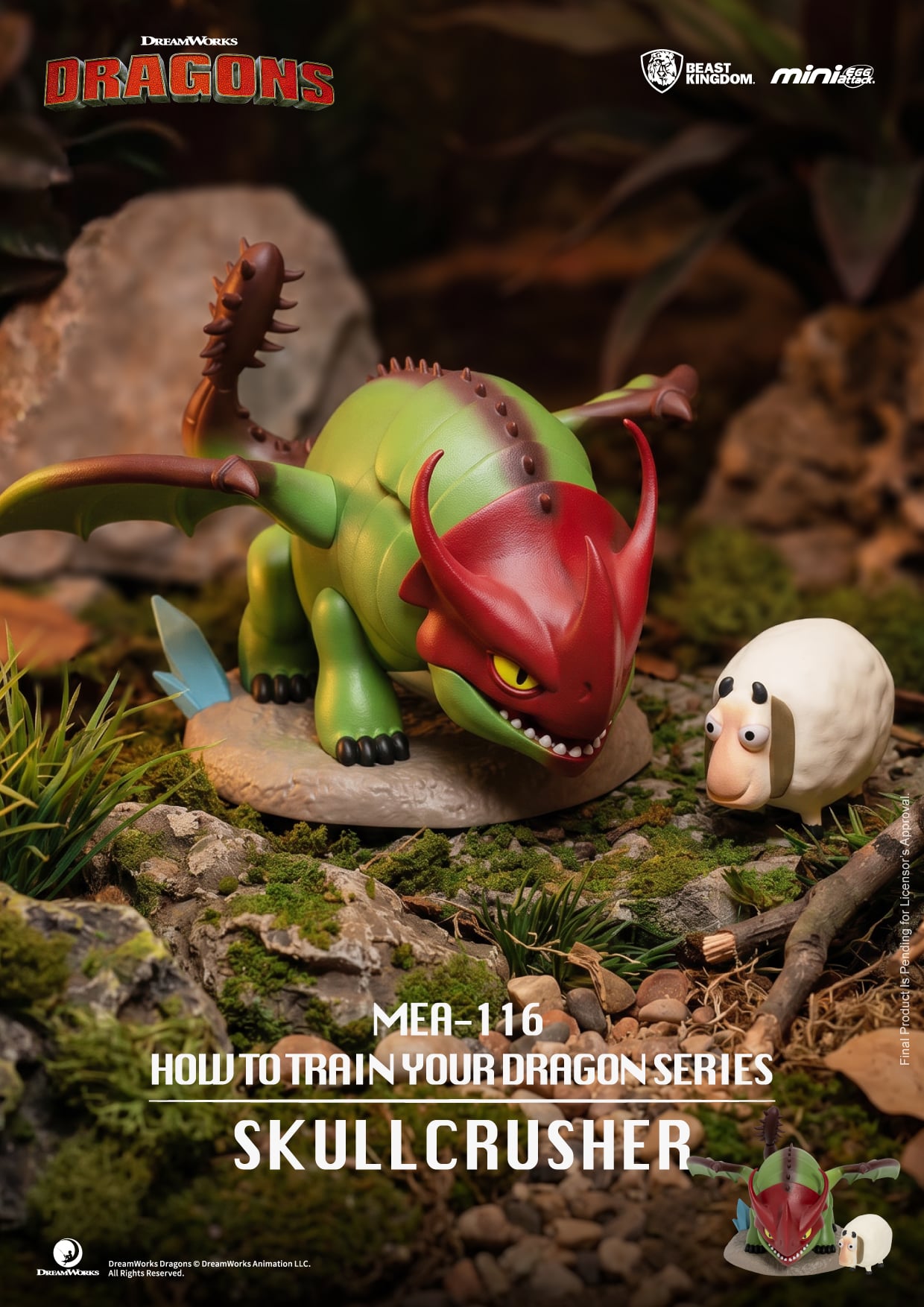 How to Train Your Dragon Mini Egg Attack MEA-116 Box of 6 Random Figures Gallery Image 6