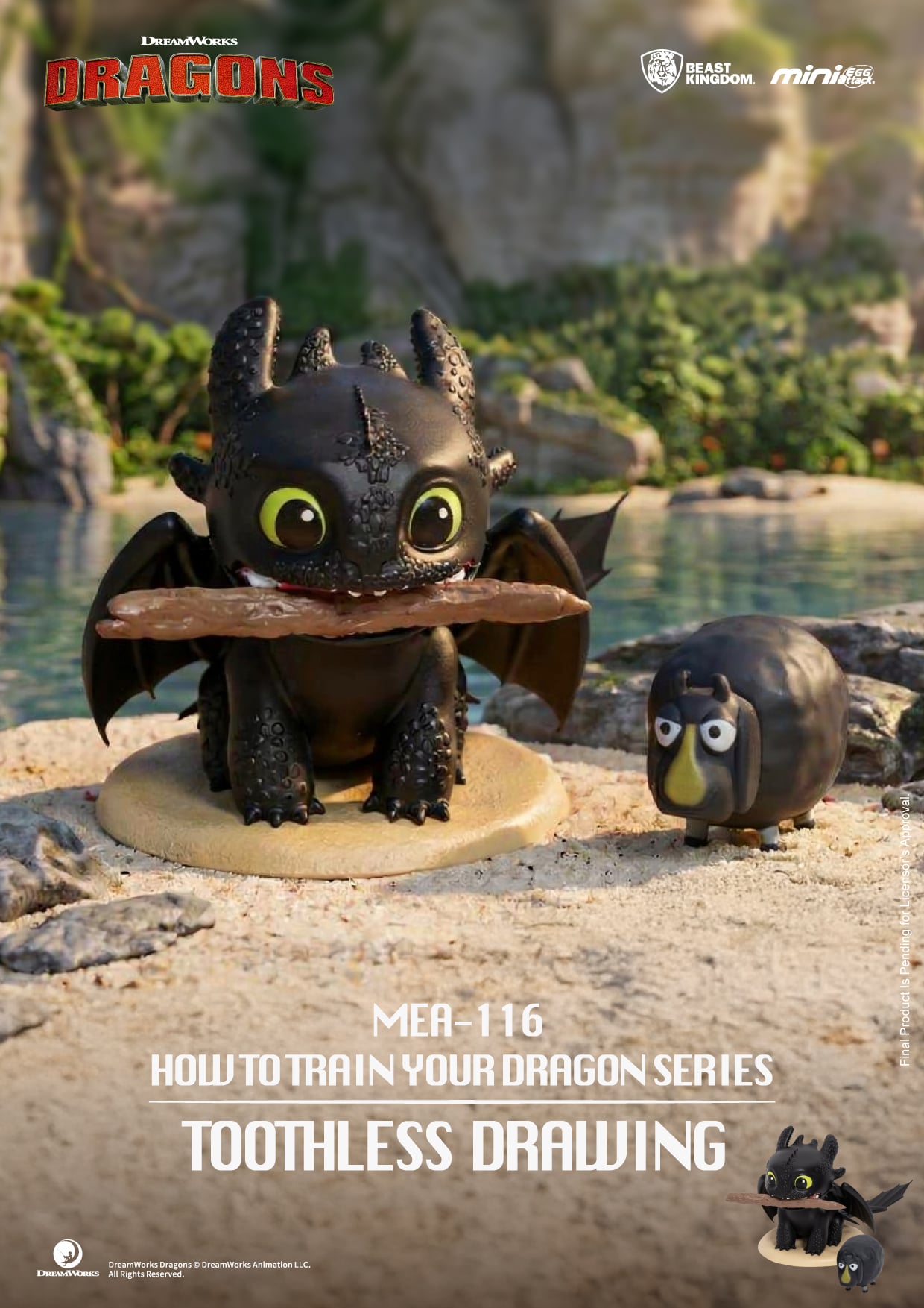 How to Train Your Dragon Mini Egg Attack MEA-116 Box of 6 Random Figures Gallery Image 3
