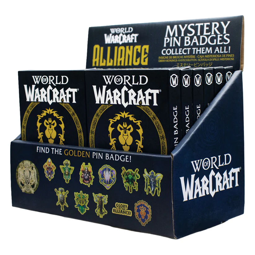 World of Warcraft Alliance Box of 12 Random Pin Badges Gallery Image 17