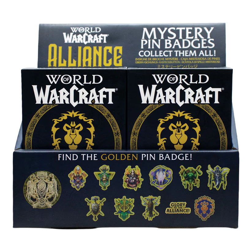 World of Warcraft Alliance Box of 12 Random Pin Badges Gallery Image 19