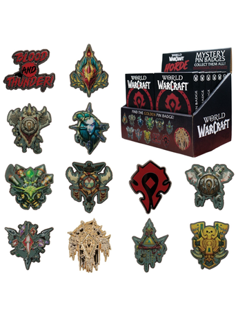 World of Warcraft Horde Box of 12 Random Pin Badges Gallery Image 2