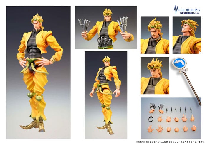 JoJo's Bizarre Adventure: Stardust Crusaders Super Action Statue Dio Action Figure (2nd Reissue) Gallery Image 6