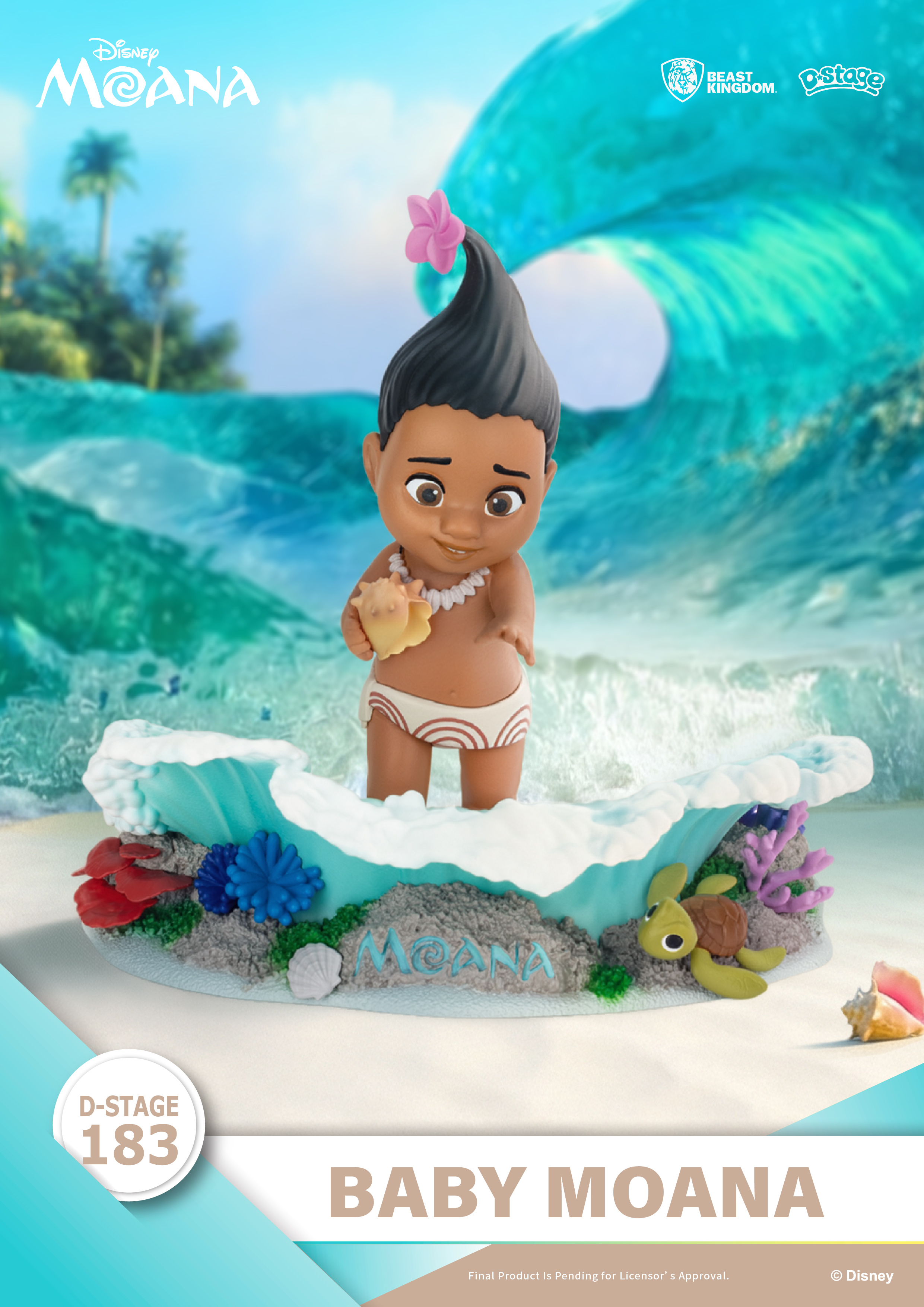 Moana D-Stage DS-183 Baby Moana Statue
